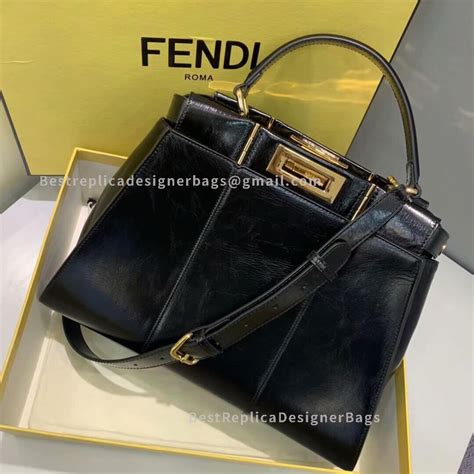 fendi peekaboo black small